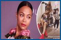 Fans Slam Zoe Saldana's Husband for Dressing like a Woman in Fishnet Tights on His 42nd B-Day